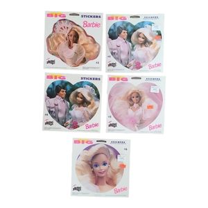 Vintage Barbie  Really Big Meilo Smeilo Set of 5 Stickers